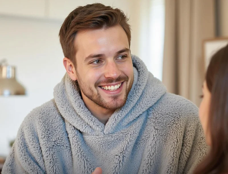 Bedsure Wearable Hoodie Blanket