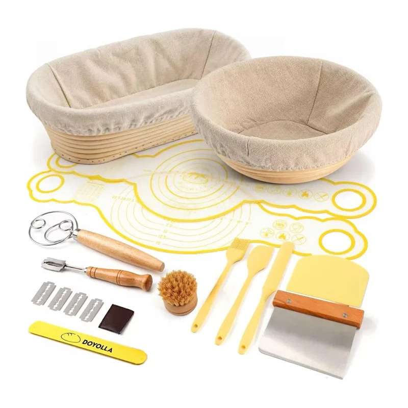 DOYOLLA Bread Proofing Basket Set