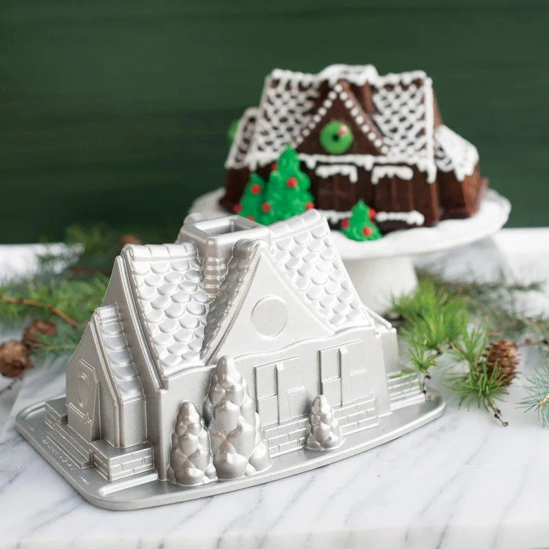 Nordic Ware Gingerbread House Bundt Pan
