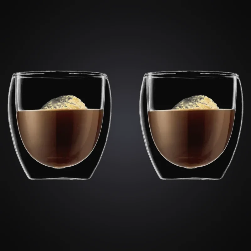 Bodum Pavina Double-Wall Glasses, 8 oz, Set of 2