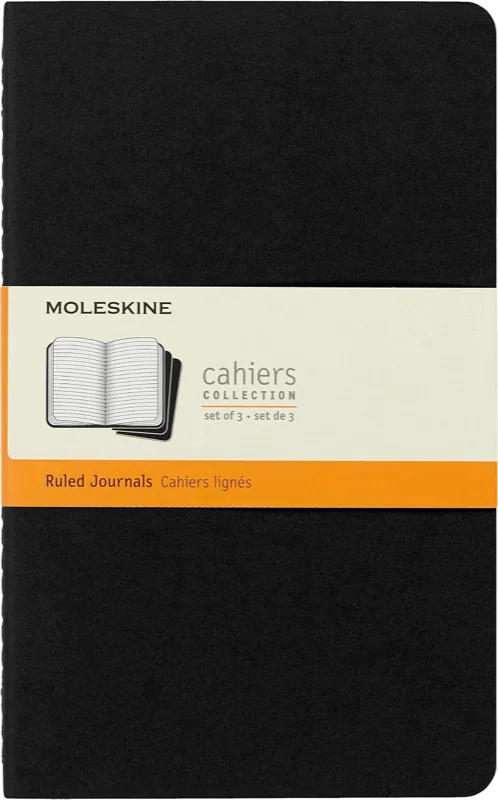 Moleskine Cahier Journals, Large, Set of 3