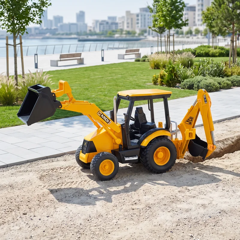 Экскаватор-погрузчик Bruder JCB Midi CX