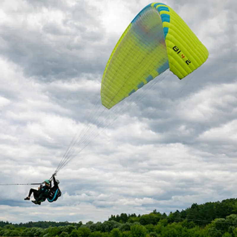 Полёт на параплане в тандеме