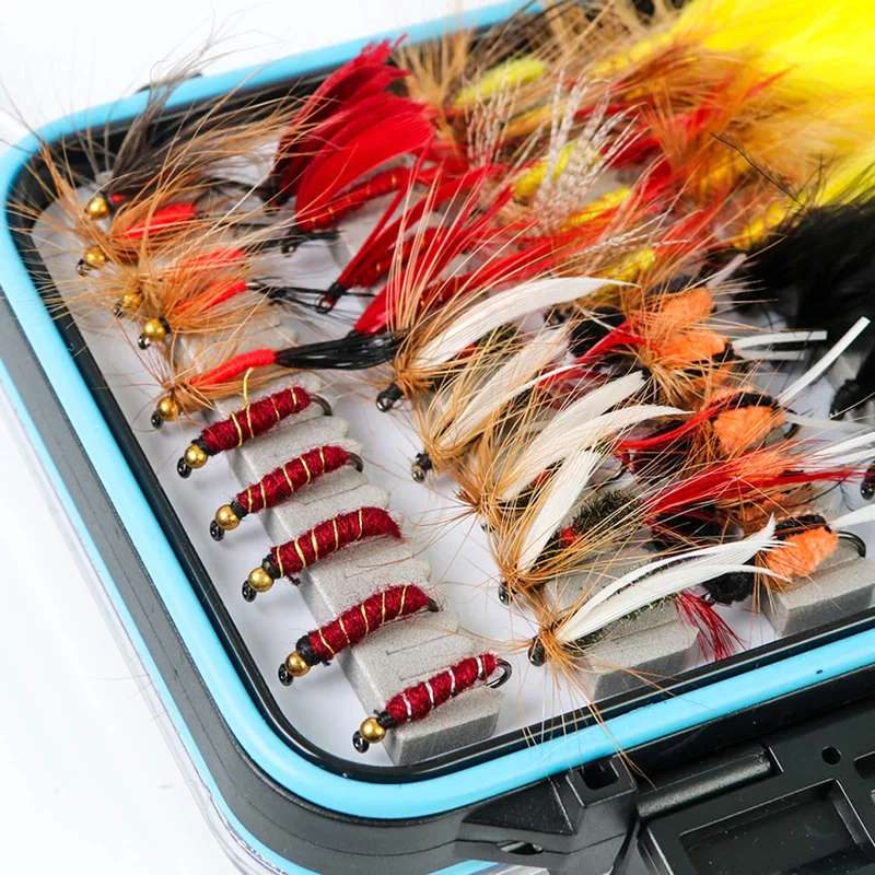 Maxcatch Fly Assortment, 120 Flies with Box