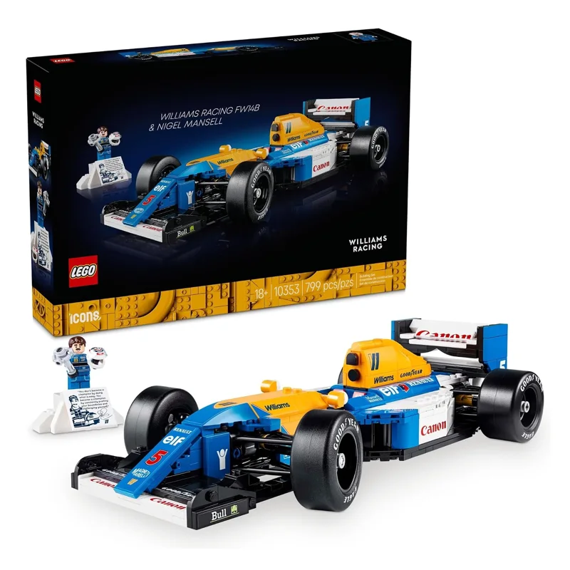 LEGO Icons Williams FW14B & Nigel Mansell