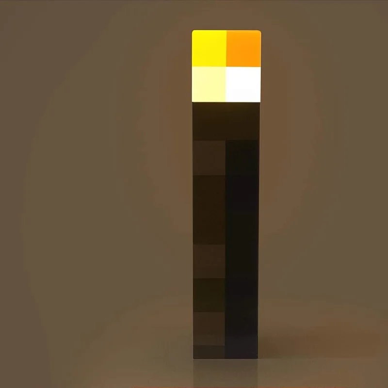 Minecraft Brownstone Torch Lamp