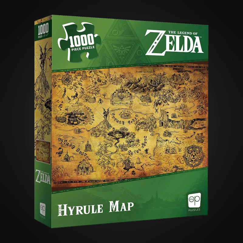 The Legend of Zelda Hyrule Map 1,000-Piece Puzzle