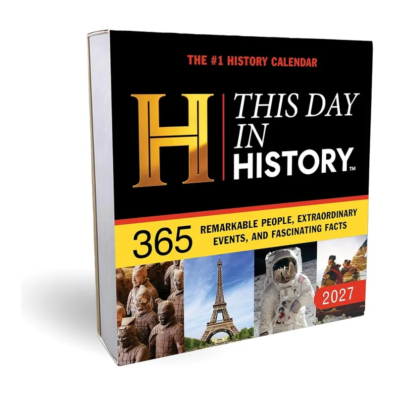 This Day in History 2027 Desk Calendar