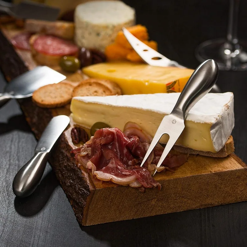 Lunar 6-Piece Stainless Steel Cheese Knife Set