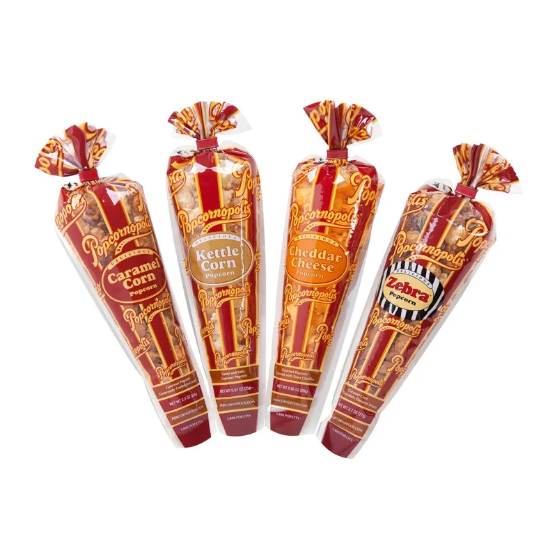 Popcornopolis Gourmet Popcorn Cones, 12 Pack