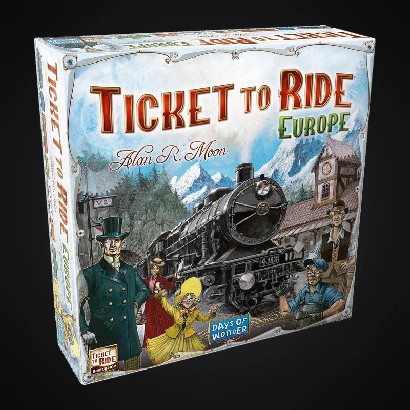 Ticket to Ride Europe Board Game
