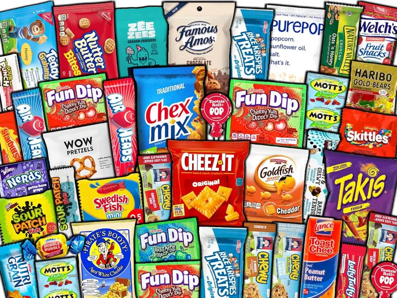 CRAVEBOX Snack Care Package, 45 Count