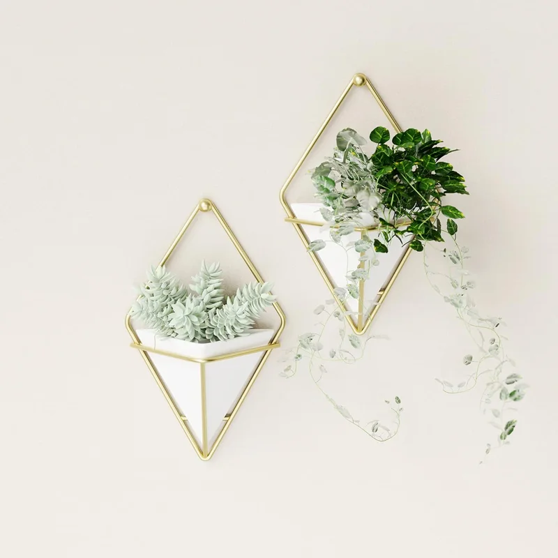 Umbra Trigg Hanging Wall Planters, Set of 2