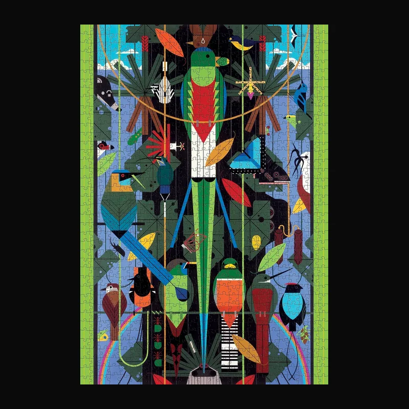 Pomegranate Charley Harper Monteverde Puzzle