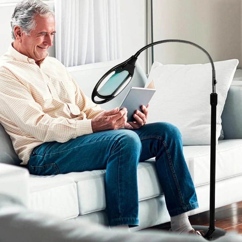 Brightech LightView Pro Magnifying Floor Lamp