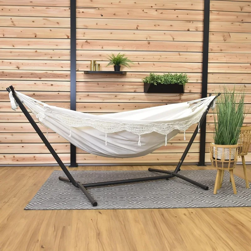 Vivere Double Hammock with Stand
