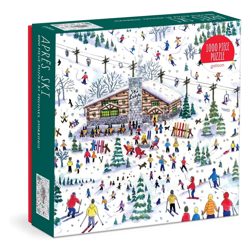 Galison Après Ski Puzzle by Michael Storrings