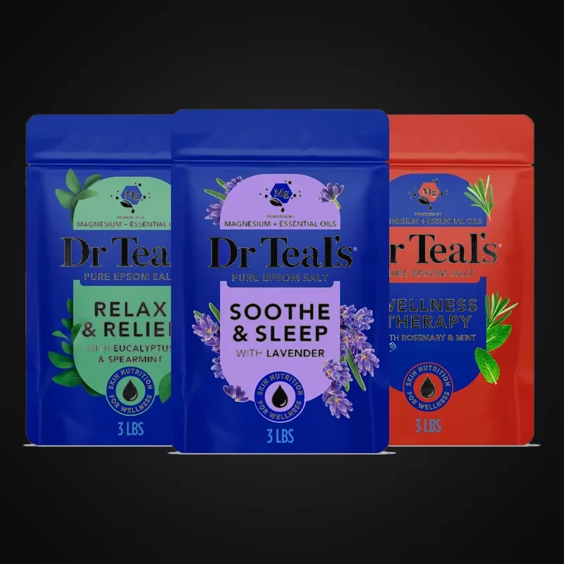 Dr Teal's Epsom Salt Soak, 3-Pack