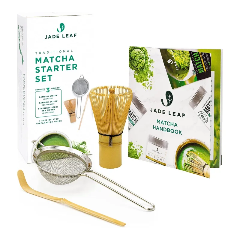 Jade Leaf Matcha Whisk Set