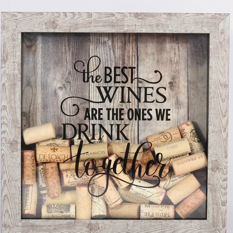 Lawrence Frames Wine Cork Shadow Box